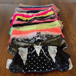 New W/O Tags 32 Pairs Victoria Secret Panties L